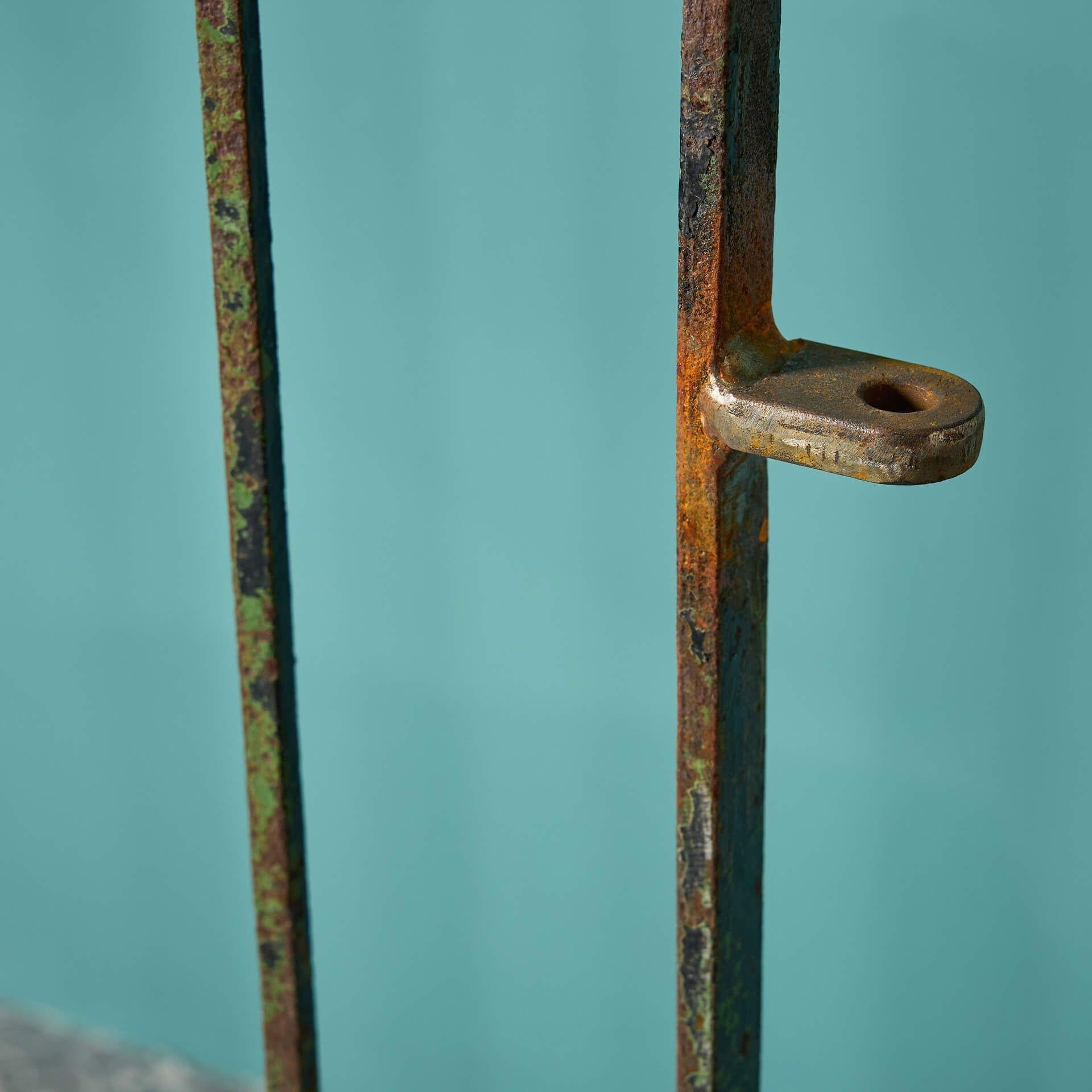 19th Century Set of Original Georgian Wrought Iron Garden Gates For Sale
