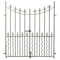 Set of Original Georgian Wrought Iron Garden Gates