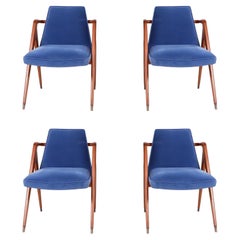 Set of Original Midcentury Mexican Chairs Designed by Eugenio Escudero