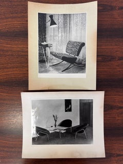 Set of Original Photos of german furniture - 1950