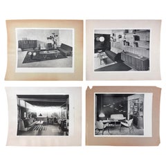 Sammlung von Originalfotos von Innenräumen, skandinavische Möbel/Sessel – Dänemark