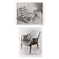 Set of Original Photos of Interior, scandinavian furniture/armchairs - Sweden