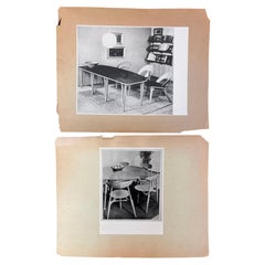 Sammlung von Originalfotos von Innenräumen, skandinavische Möbel/Sessel – Schweden