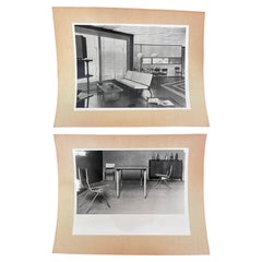 Set of Original Photos of Tecno Milano furniture - 1950 / Italy