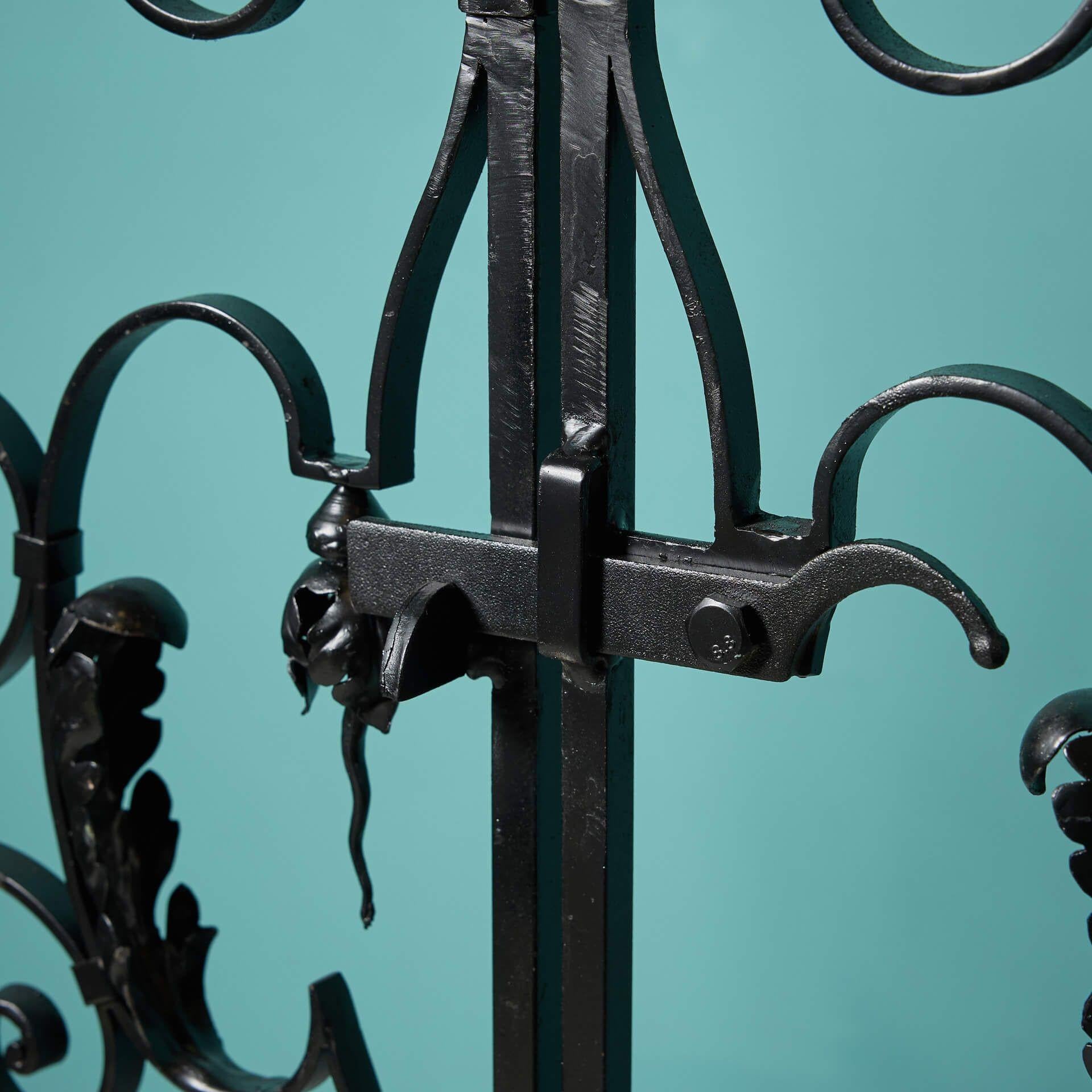 Georgian Set of Ornate French Reclaimed Pedestrian Gates For Sale