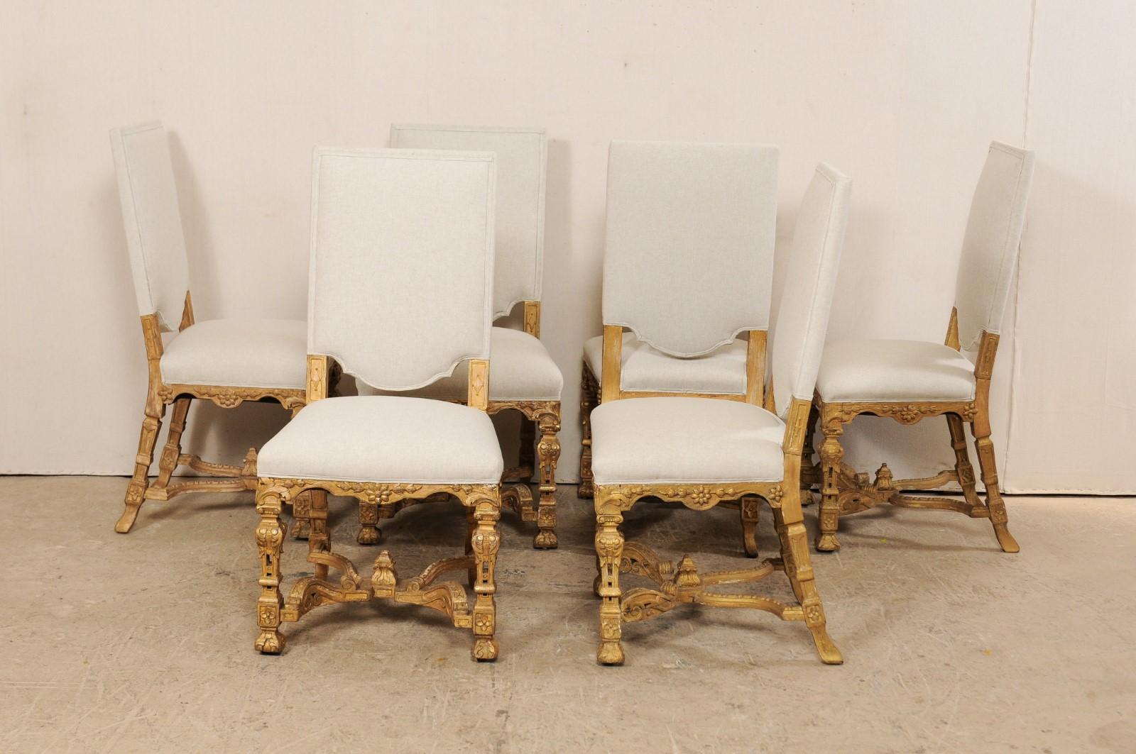 Set of Ornately Carved English 19th Century Renaissance Revival Side Chairs 3