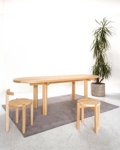 Set of Orno Dining Table & 2 Chairs by Ries