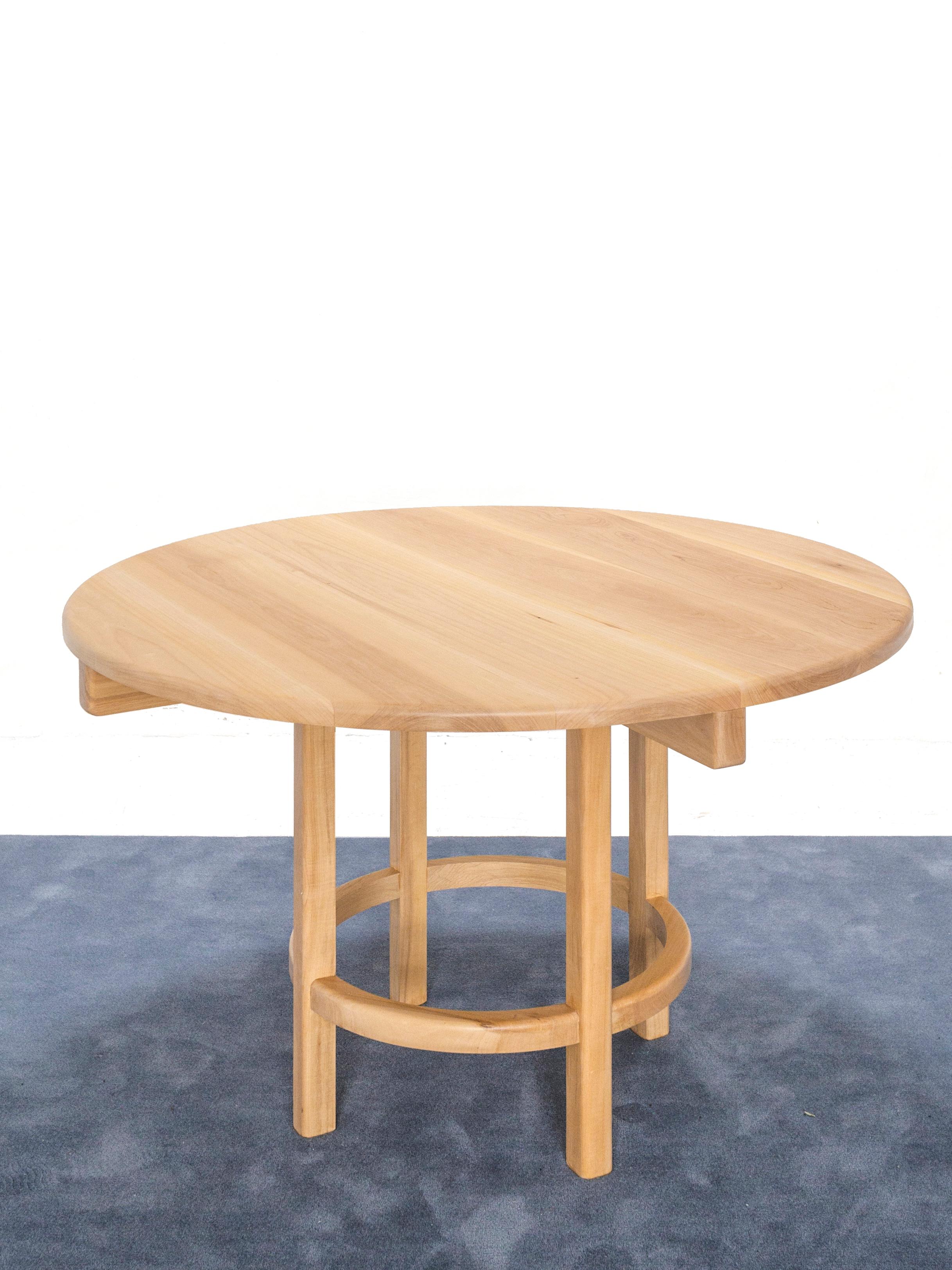 Modern Set of Orno Round Dining Table & 2 Chairs by Ries For Sale