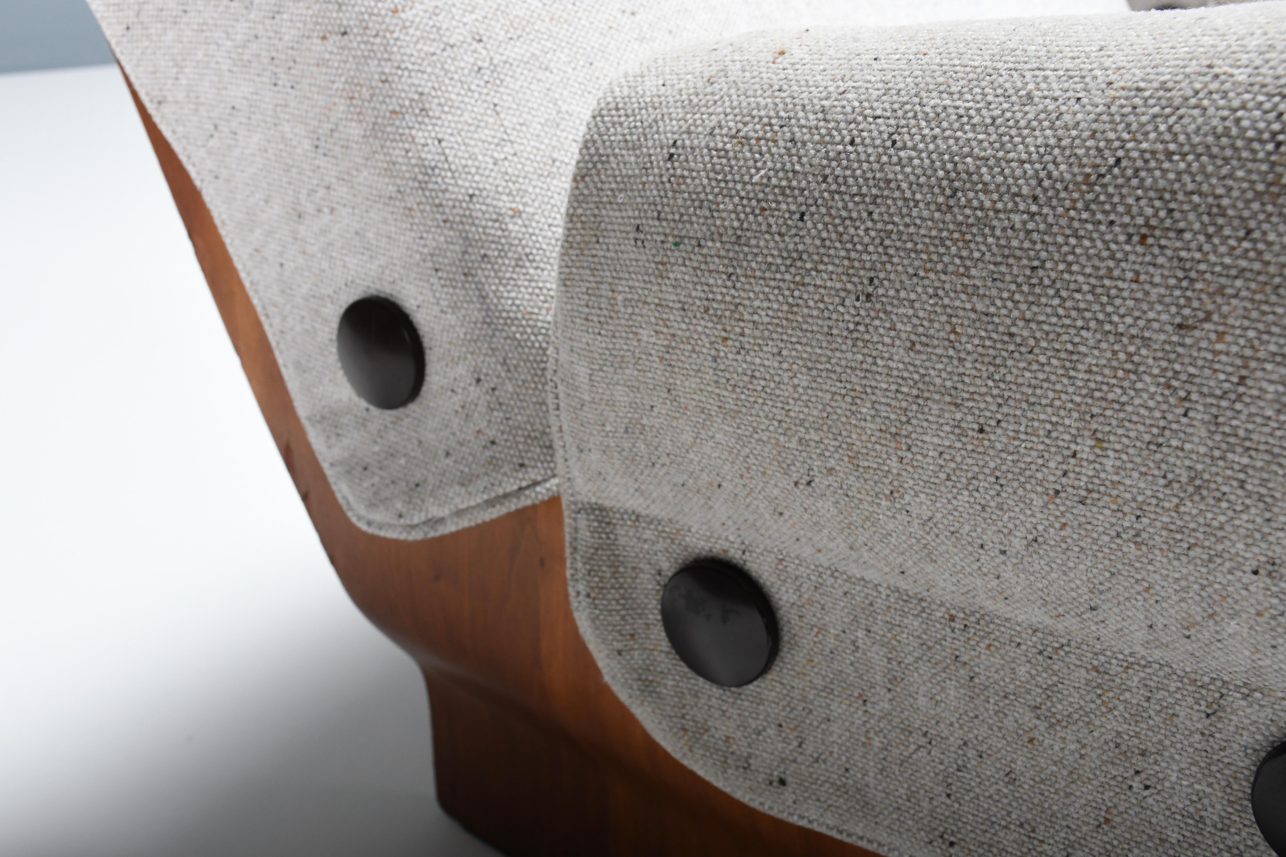 Fabric Set of P110 ‘Canada’ Lounge Chairs by Osvaldo Borsani for Tecno, Italy 1965