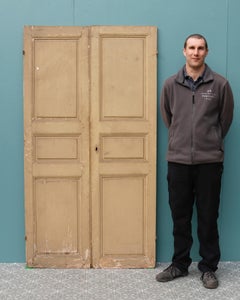 Set of Painted Pine French Cupboard Doors