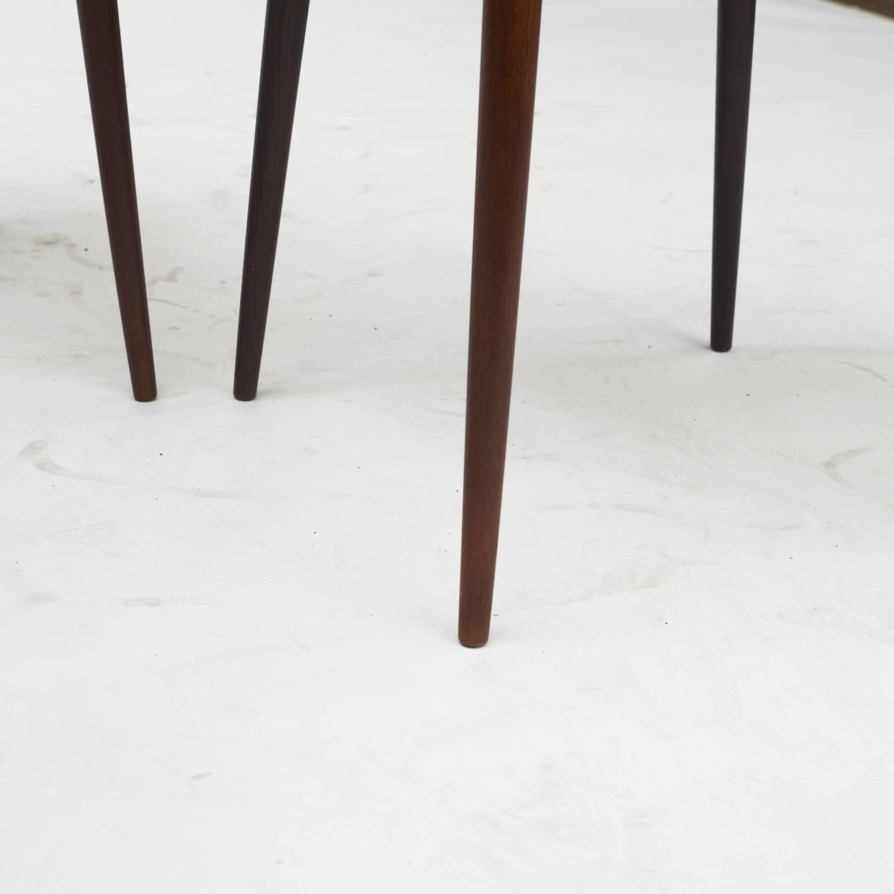 Set of Hard Wood Nesting Tables by Jens H. Quistgaard 3