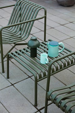 Set of Palissade Lounge Chairs & Ottoman Olive by Ronan/Erwan Bouroullec for Hay