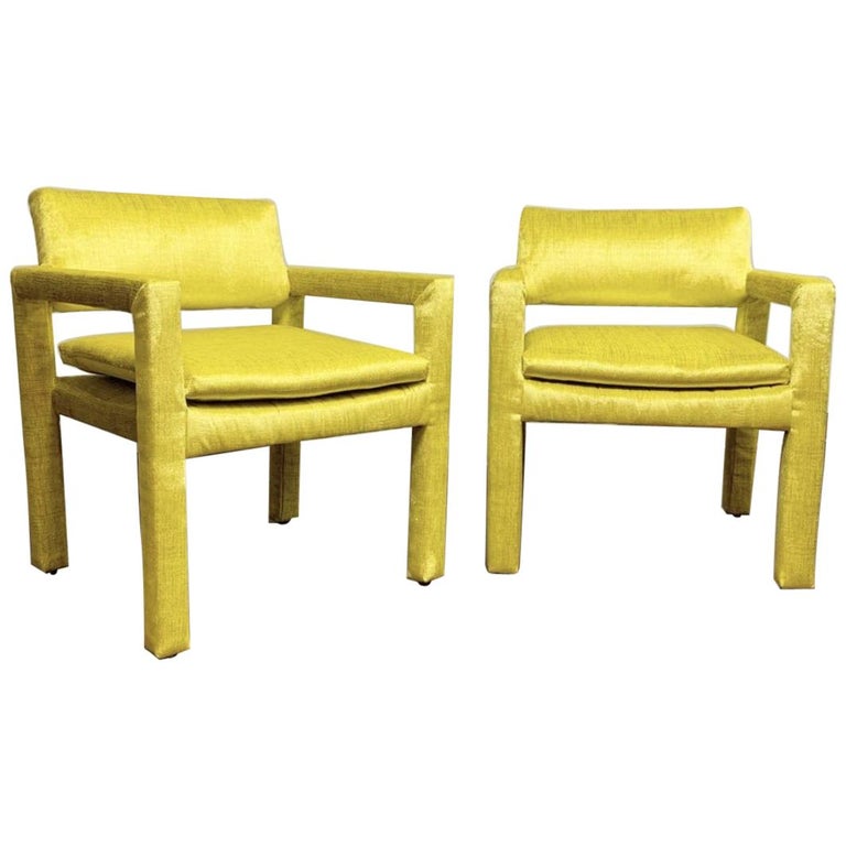 Set of Parsons Chairs by Milo Baughman, Represented by Tuleste Factory  For Sale