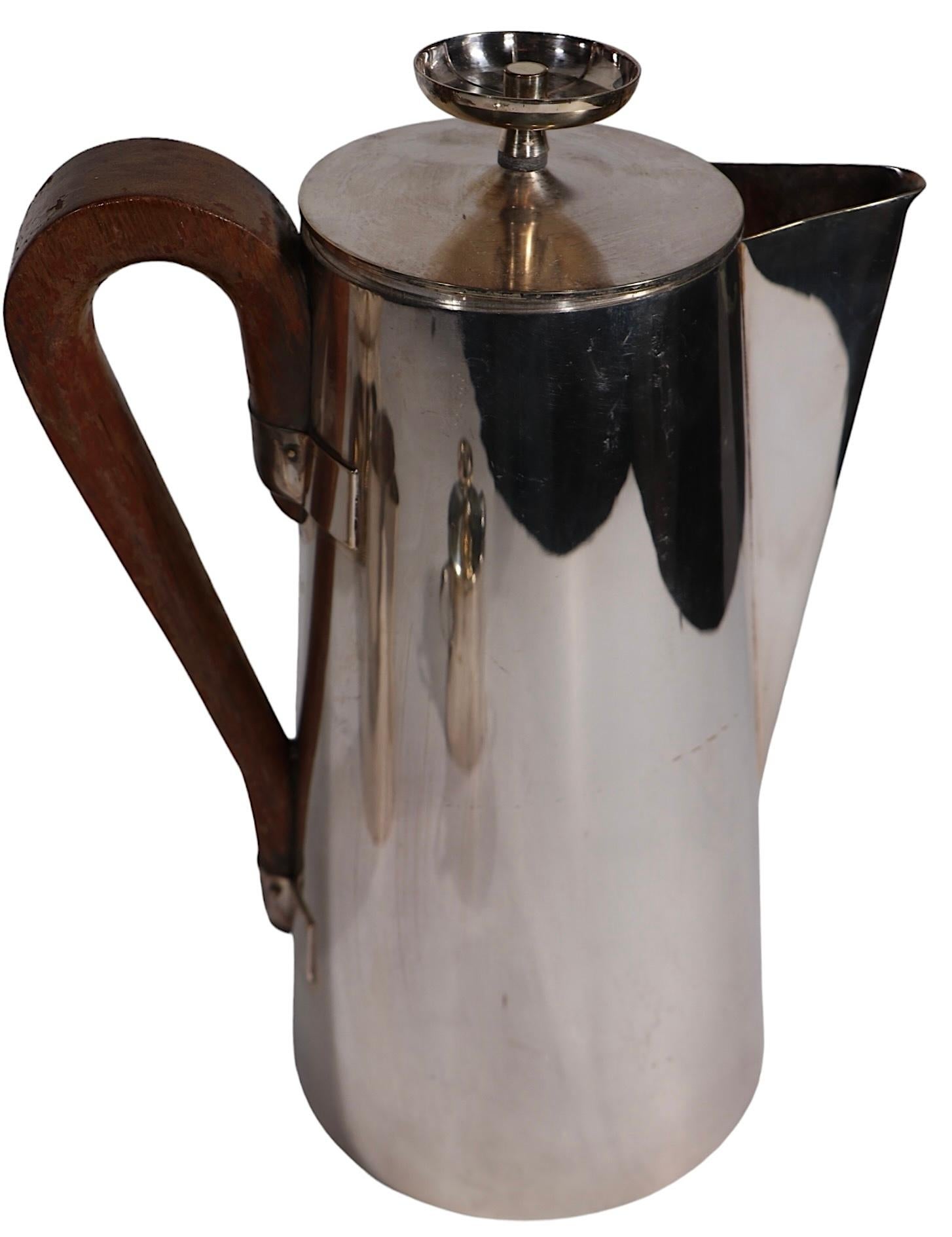 Set of Parzinger Design for Silversmiths Mueck Cary Serveware c. 1950/60's For Sale 8