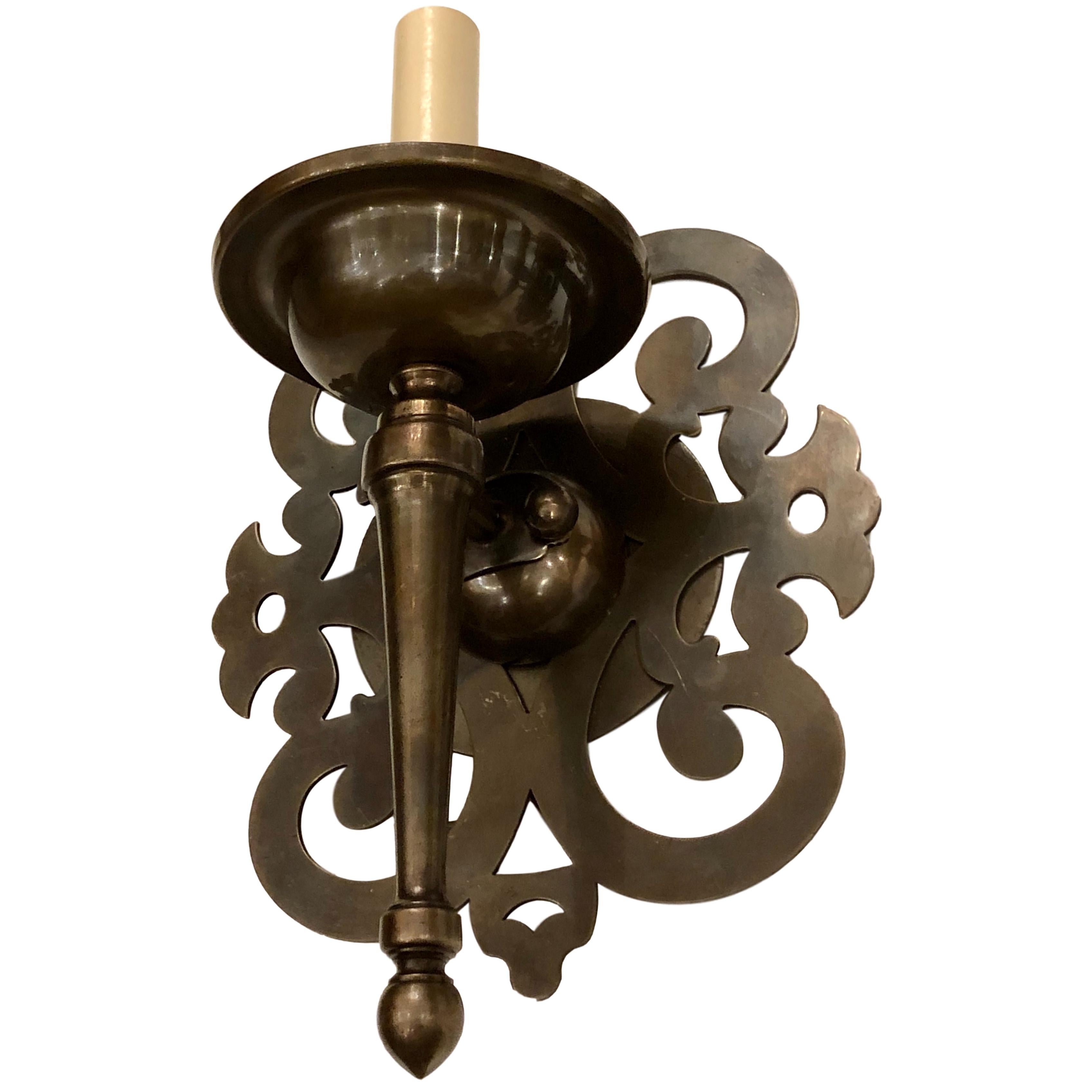 Set of Dutch Sconces, Sold per Pair In Good Condition For Sale In New York, NY