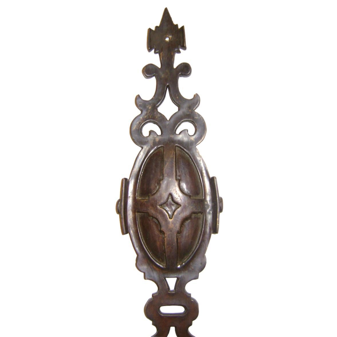 Bronzo Set di lampade inglesi in bronzo patinato, vendute a coppia in vendita