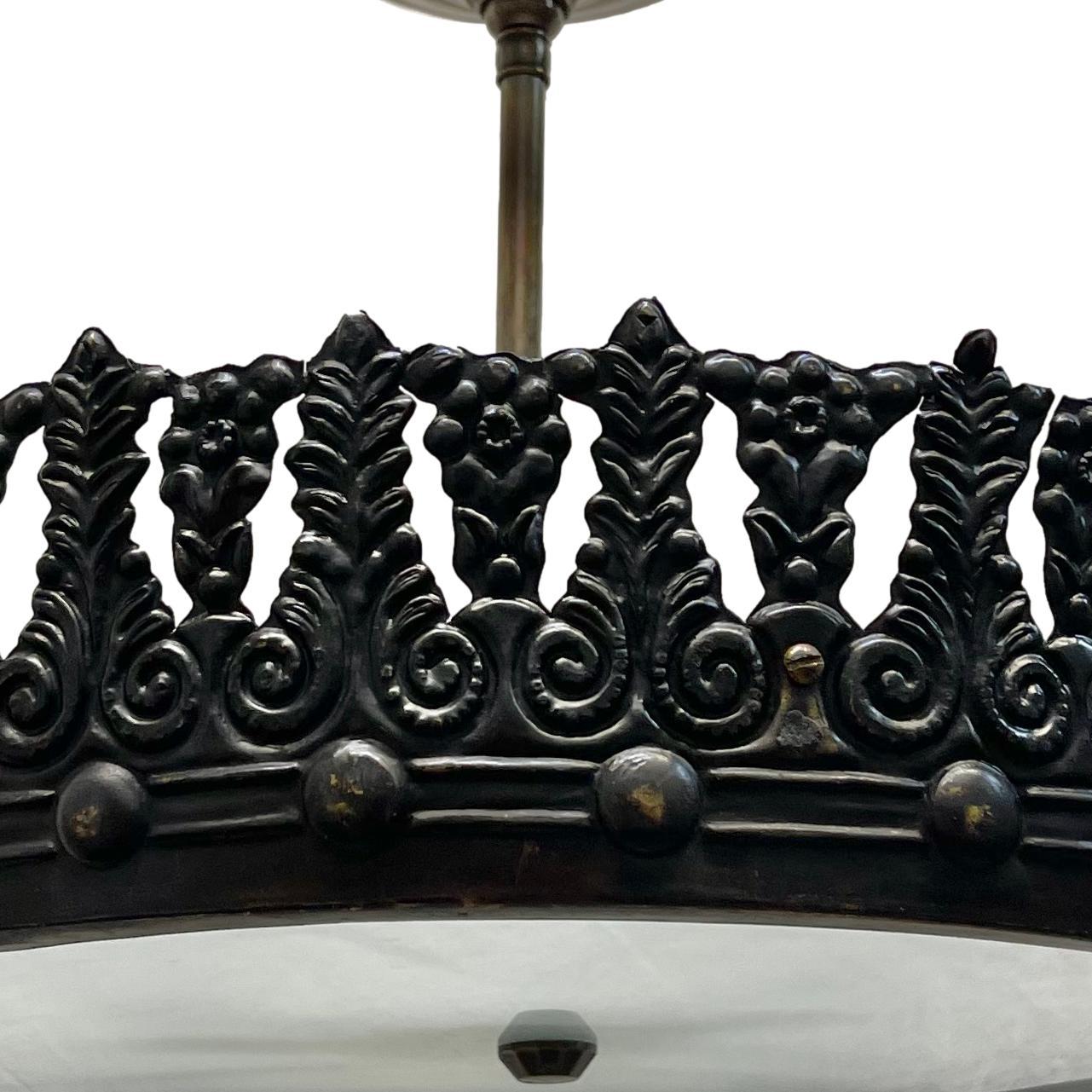 Italian Set of Patinated Bronze Light Fixtures, Sold Individually For Sale
