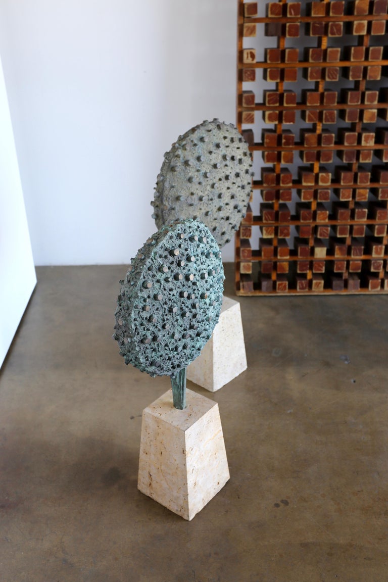 Set of Patinated Cast Bronze Sculptures at 1stDibs