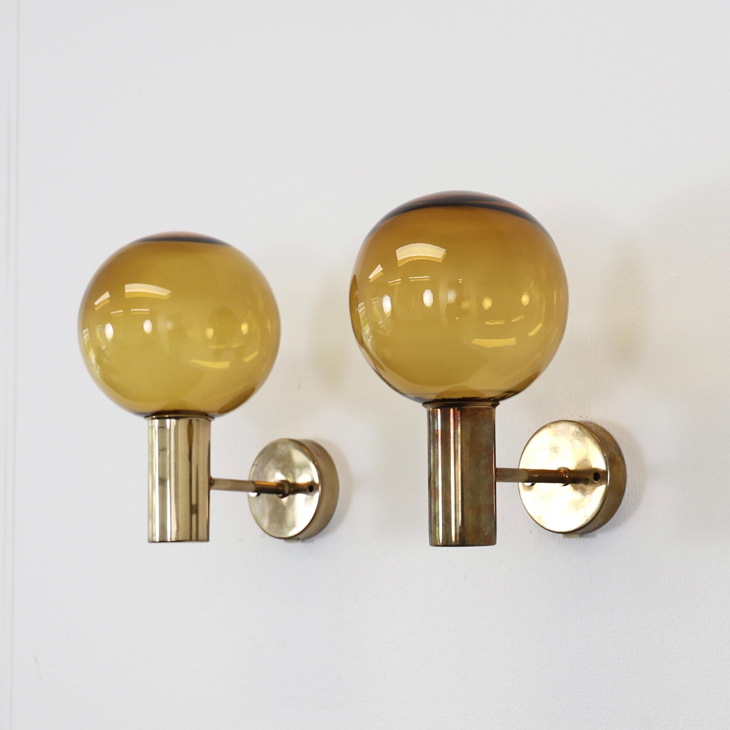 Scandinavo moderno Set di lampade in ottone Patricia V149 di Hans-Agne Jakobsson, anni '60, Svezia in vendita