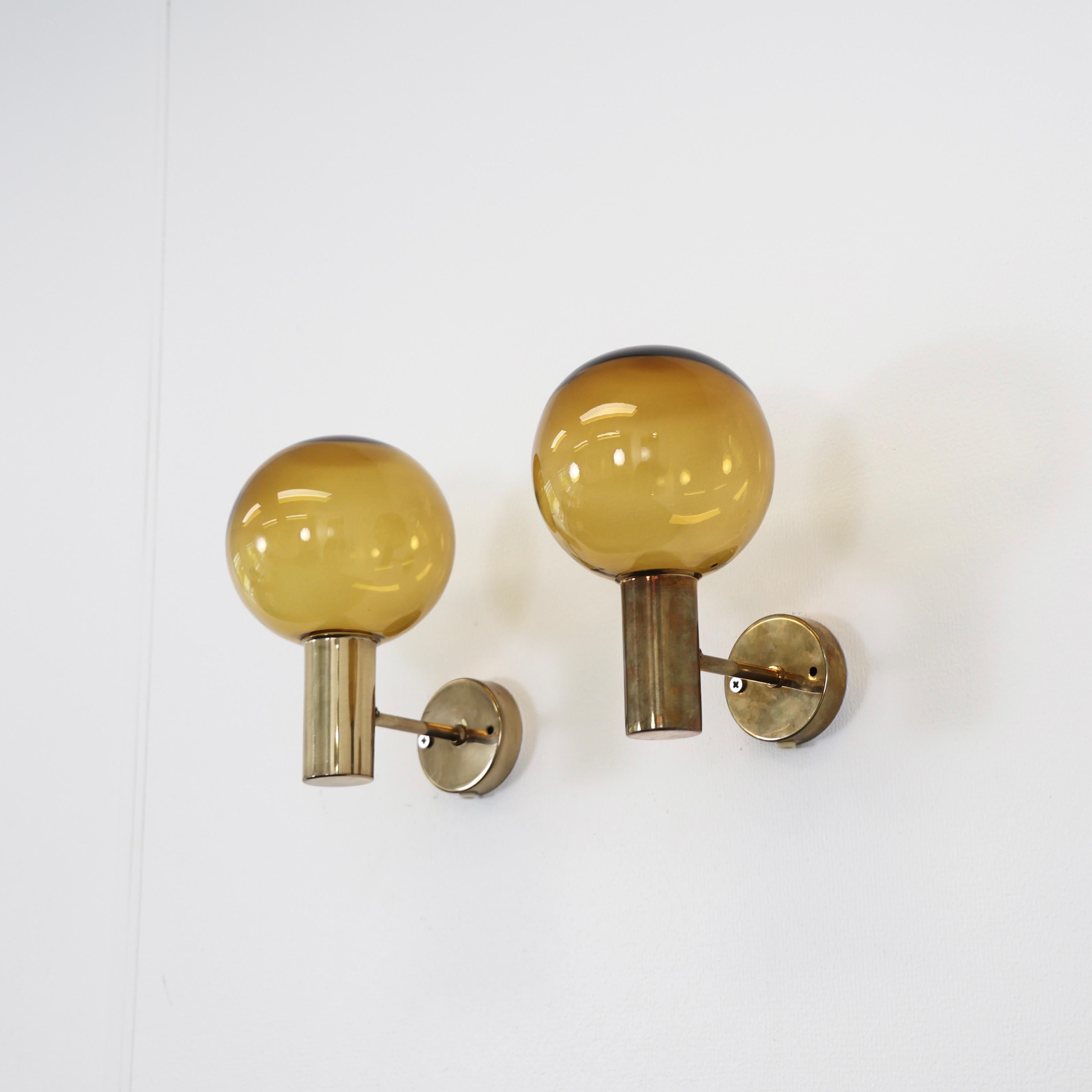 Svedese Set di lampade in ottone Patricia V149 di Hans-Agne Jakobsson, anni '60, Svezia in vendita