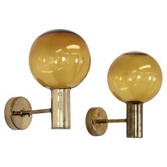 Set di lampade in ottone Patricia V149 di Hans-Agne Jakobsson, anni '60, Svezia