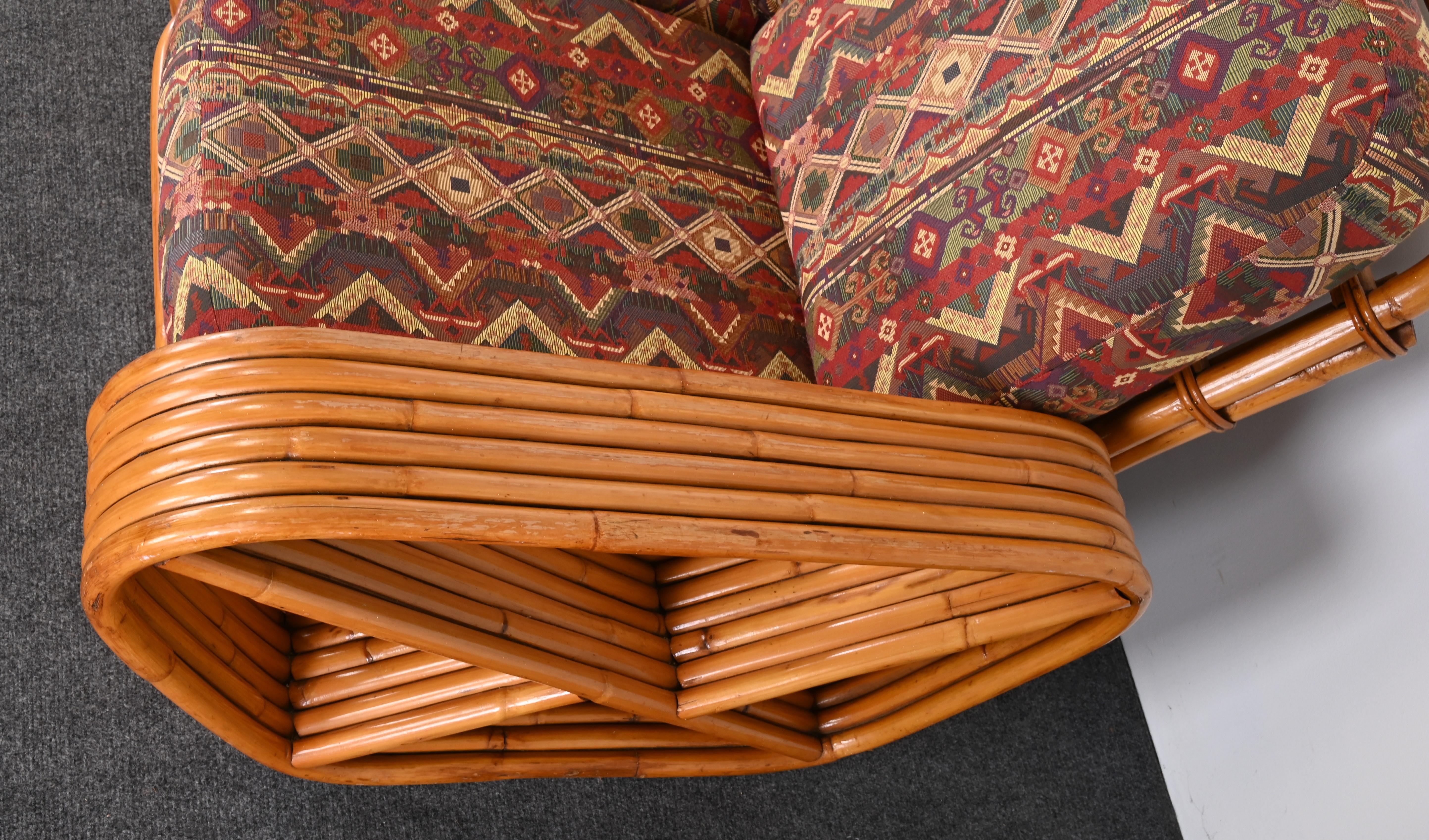 Set of Paul Frankl Style Rattan Furniture, 1940s 2