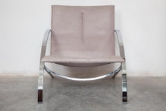 Set of Paul Tuttle "Arco" Leather Lounge Chairs for Strassle, Switzerland, 1976
