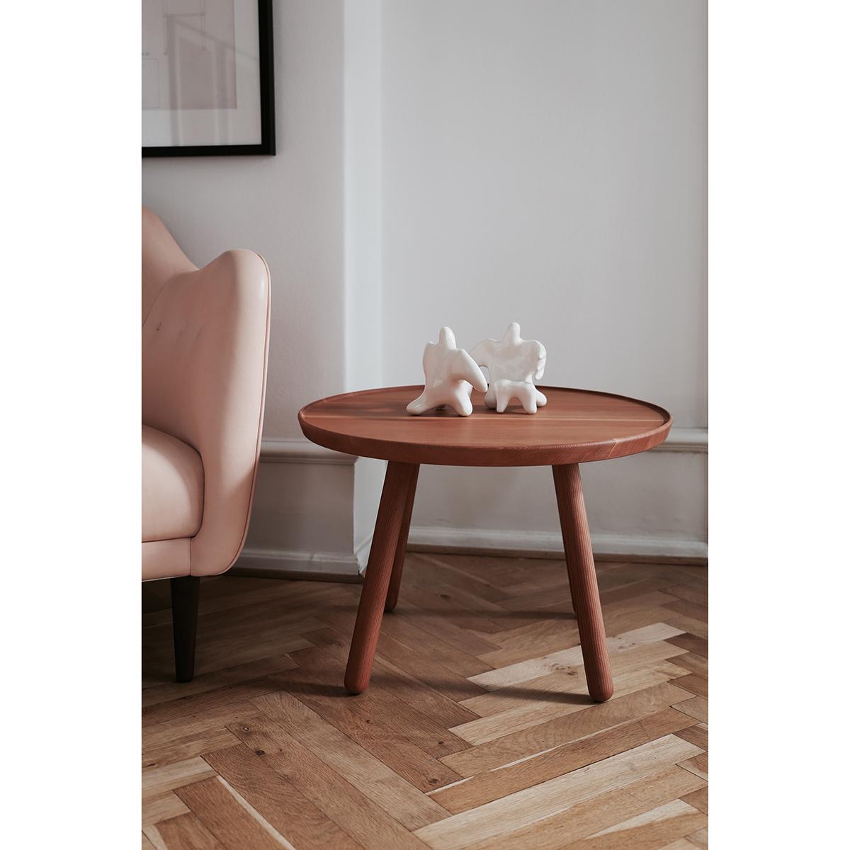 Set of Pelican Chair in Wood and Fabric and Pelican Table by Finn Juhl 1