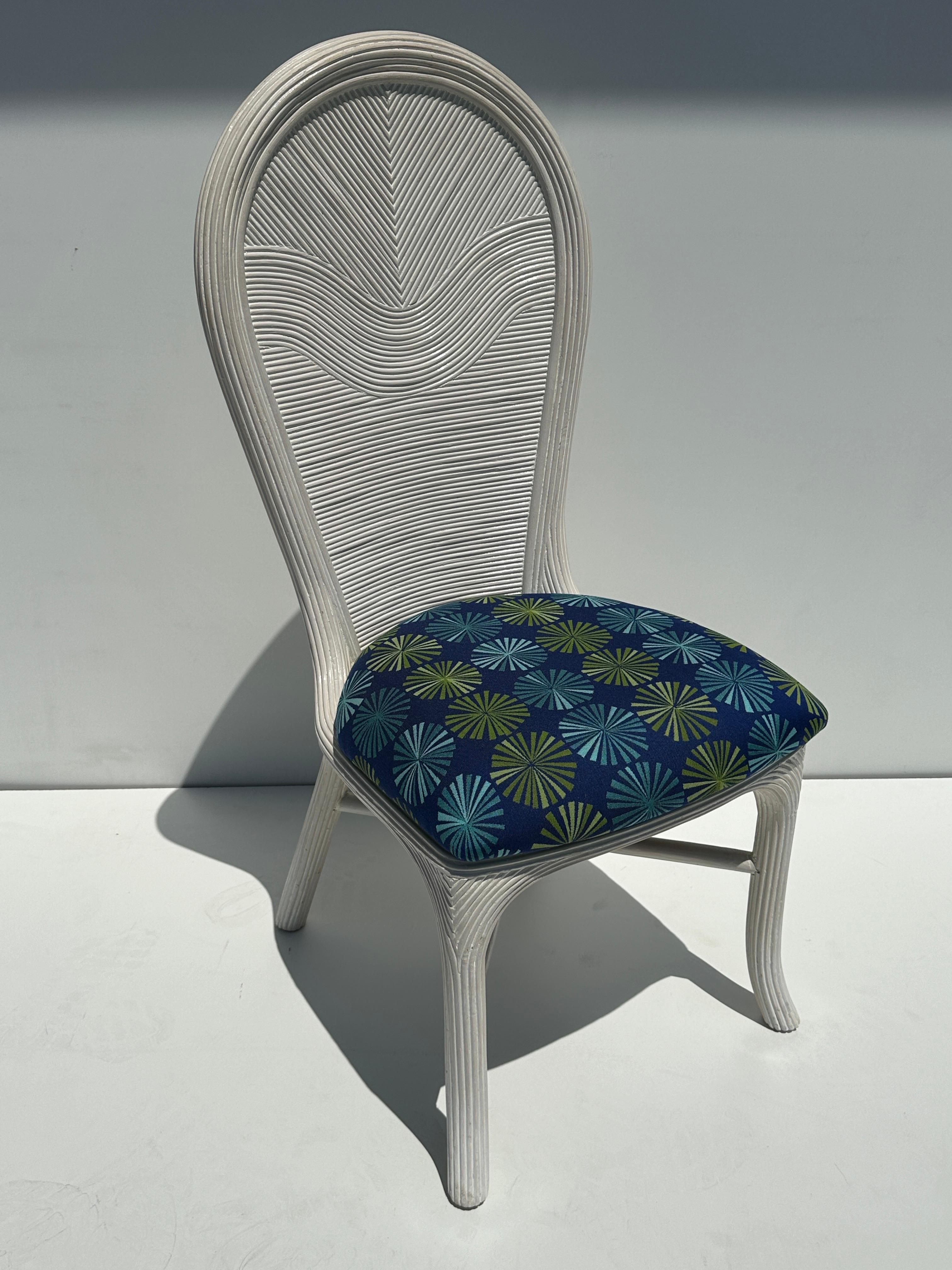 Set di sedie da pranzo in rattan Pencil Reed in vendita 5