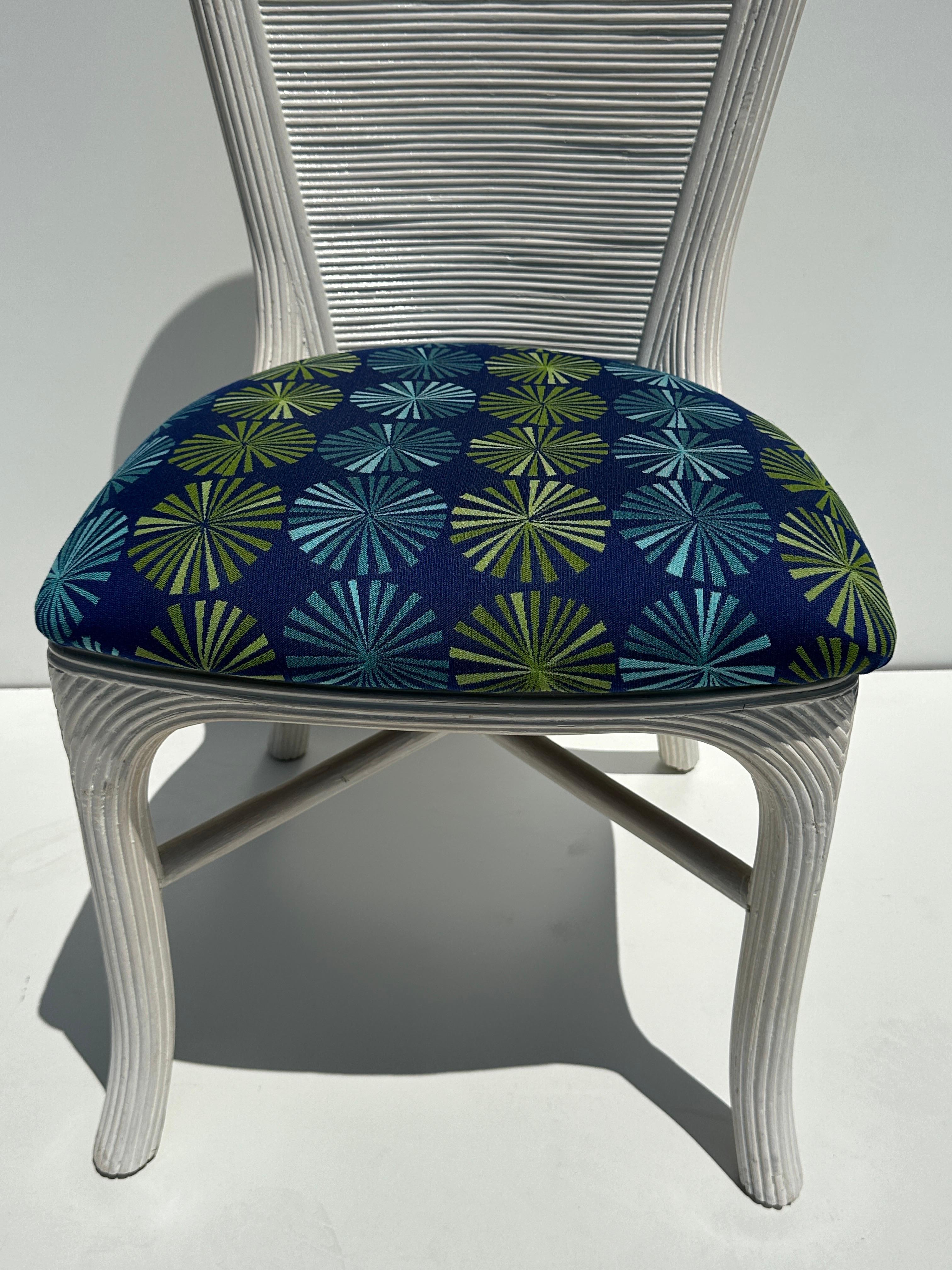 Set di sedie da pranzo in rattan Pencil Reed in vendita 9