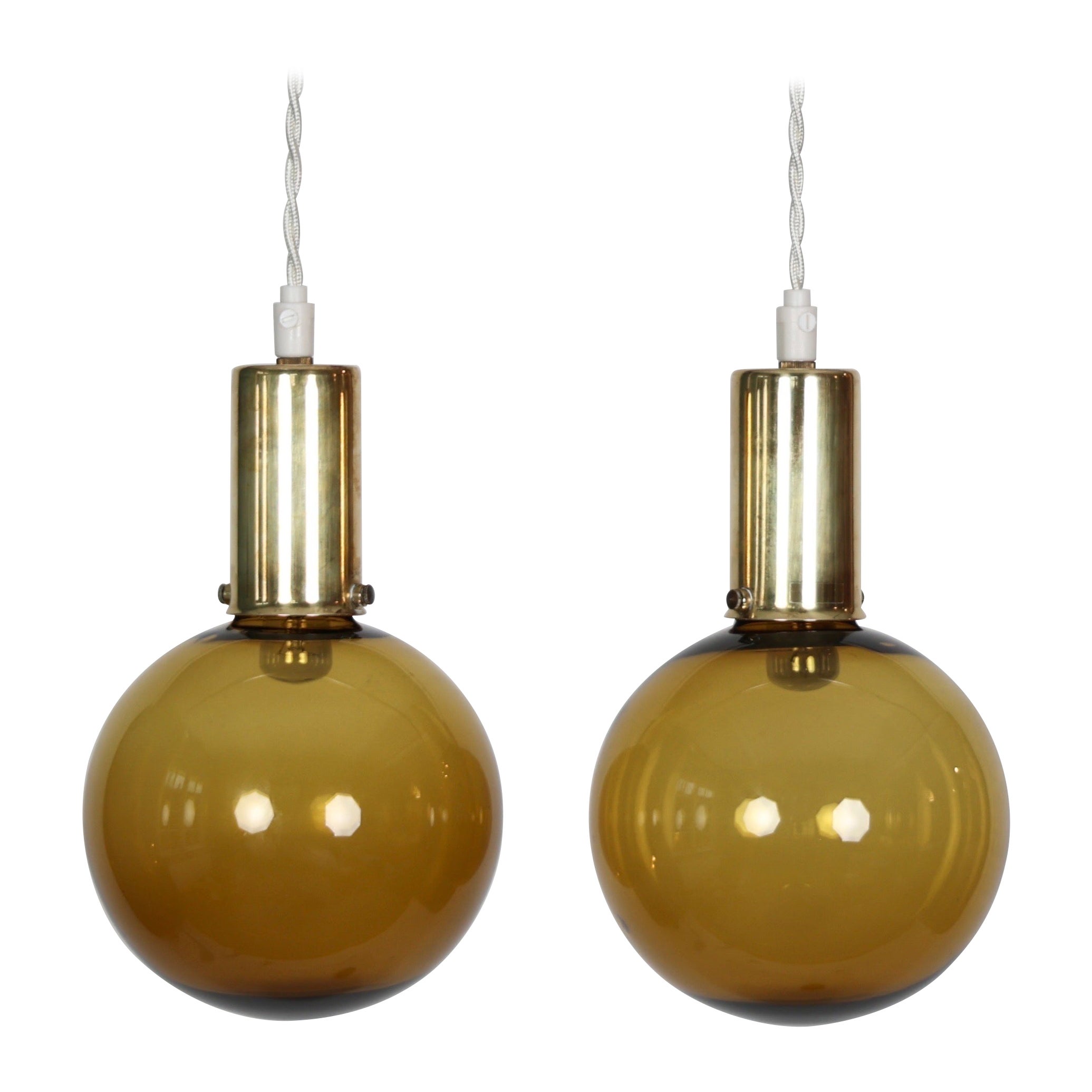Set of Pendant Lights by Hans-Agne Jakobsson, 1960s, Sweden