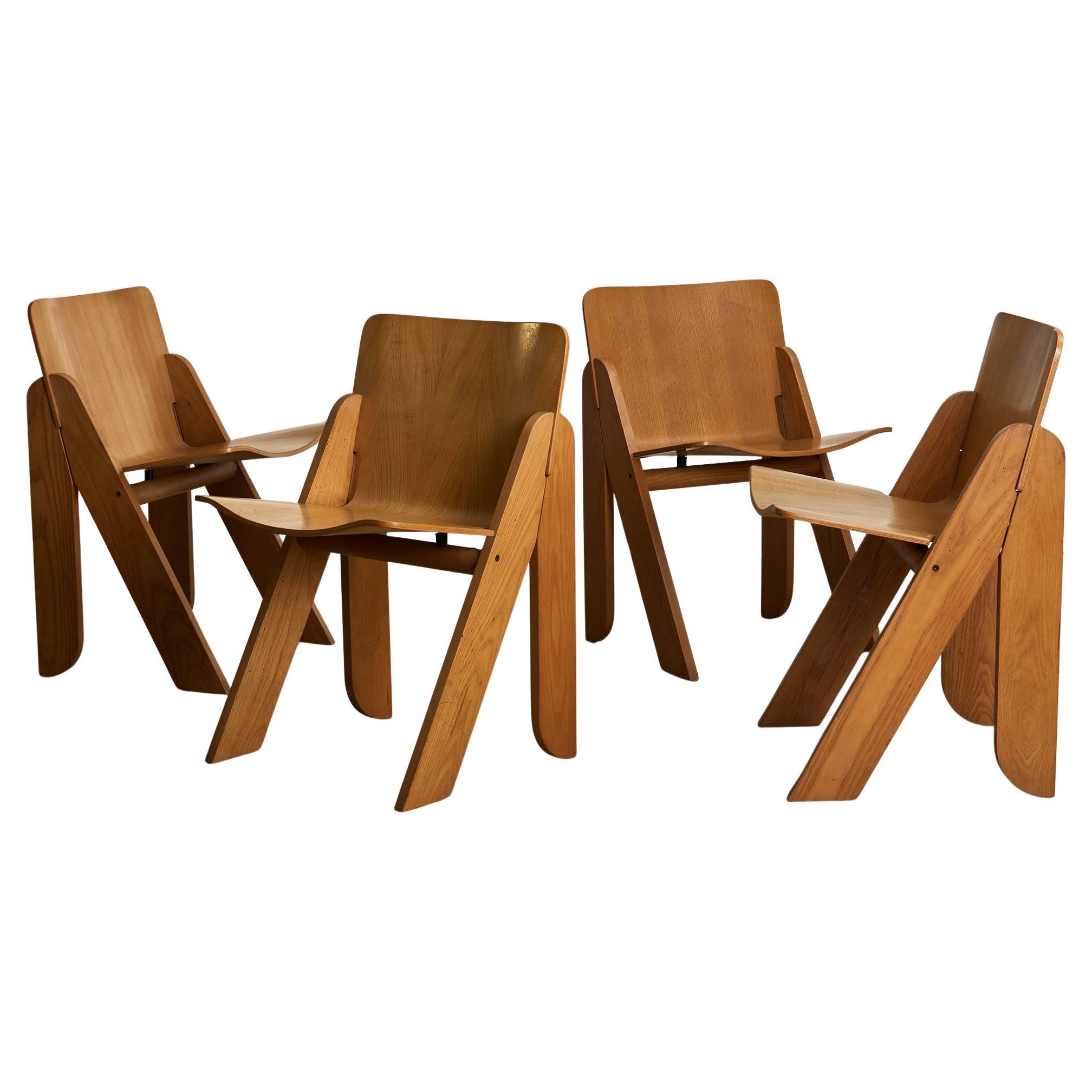 Set of Peota Chairs by Gigi Sabadin for Stilwood, 1970s For Sale