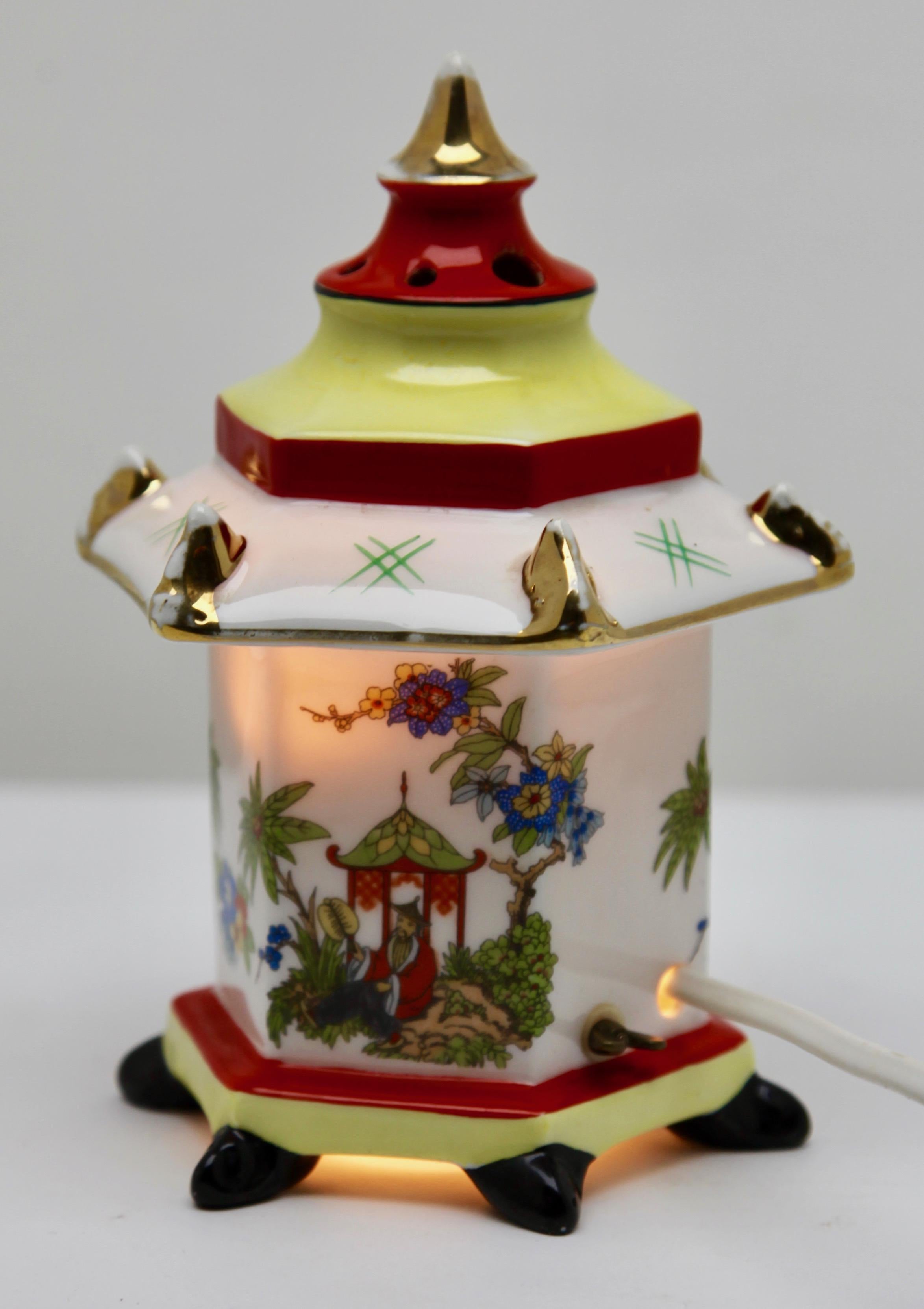 Art Nouveau Set of Perfume Lamps/Air Purifier/Stampt Gerold & Co. Tettau Bavaria circa 1930s