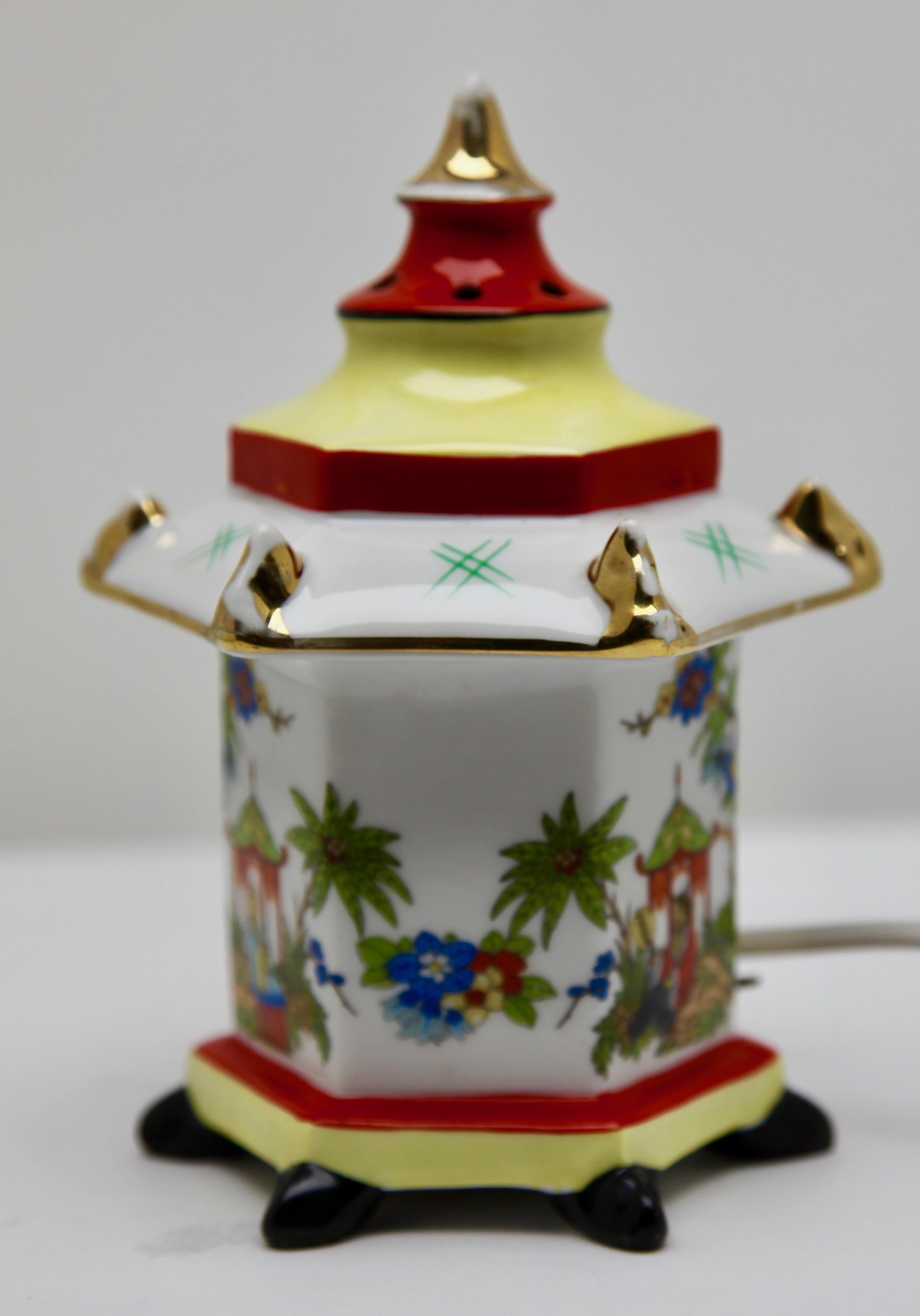 German Set of Perfume Lamps/Air Purifier/Stampt Gerold & Co. Tettau Bavaria circa 1930s