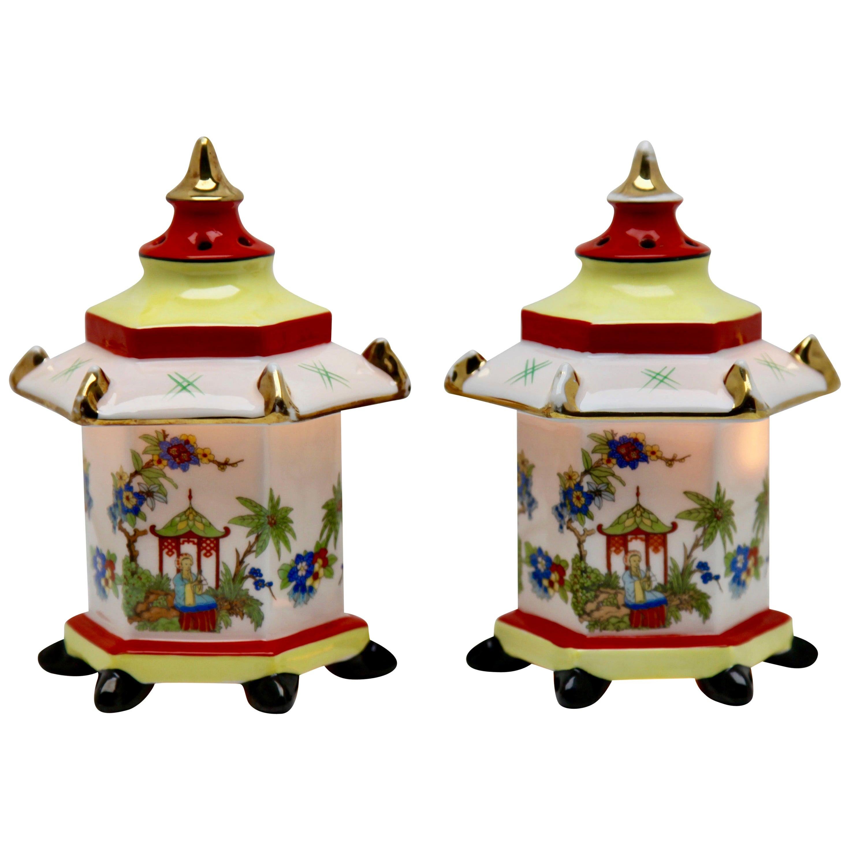 Set of Perfume Lamps/Air Purifier/Stampt Gerold & Co. Tettau Bavaria circa 1930s