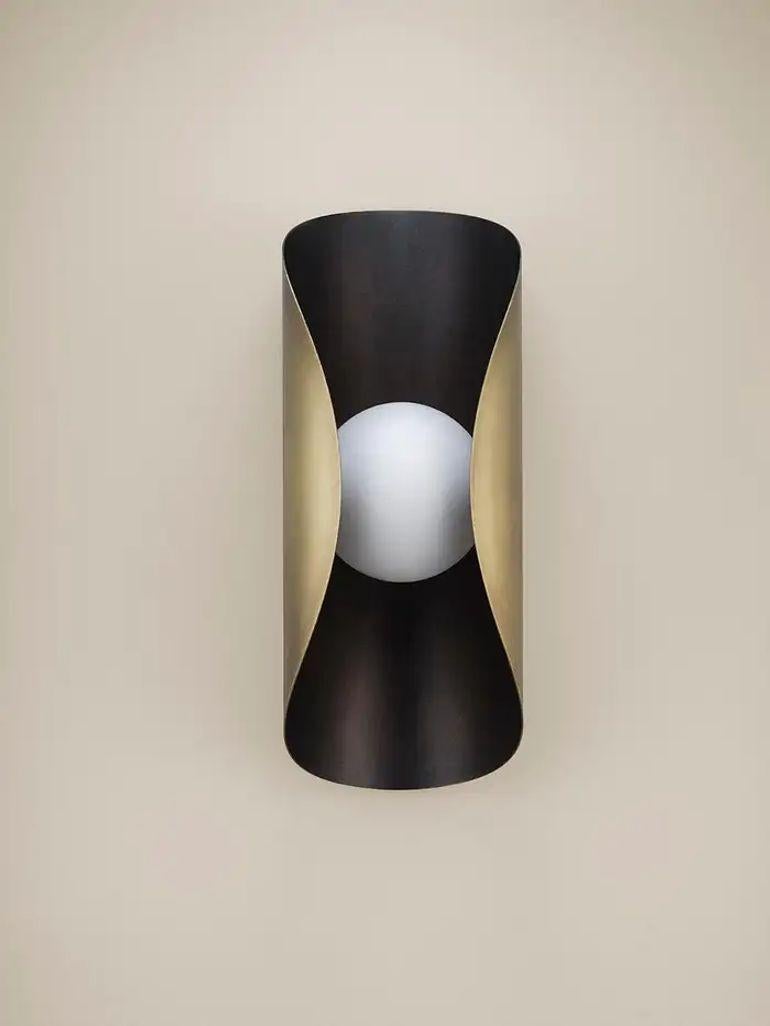 Mid-Century Modern Set of Perla Wall Sconces For Sale
