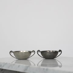 Set Zinnschalen von Just Andersen, 1930er Jahre, Dänemark