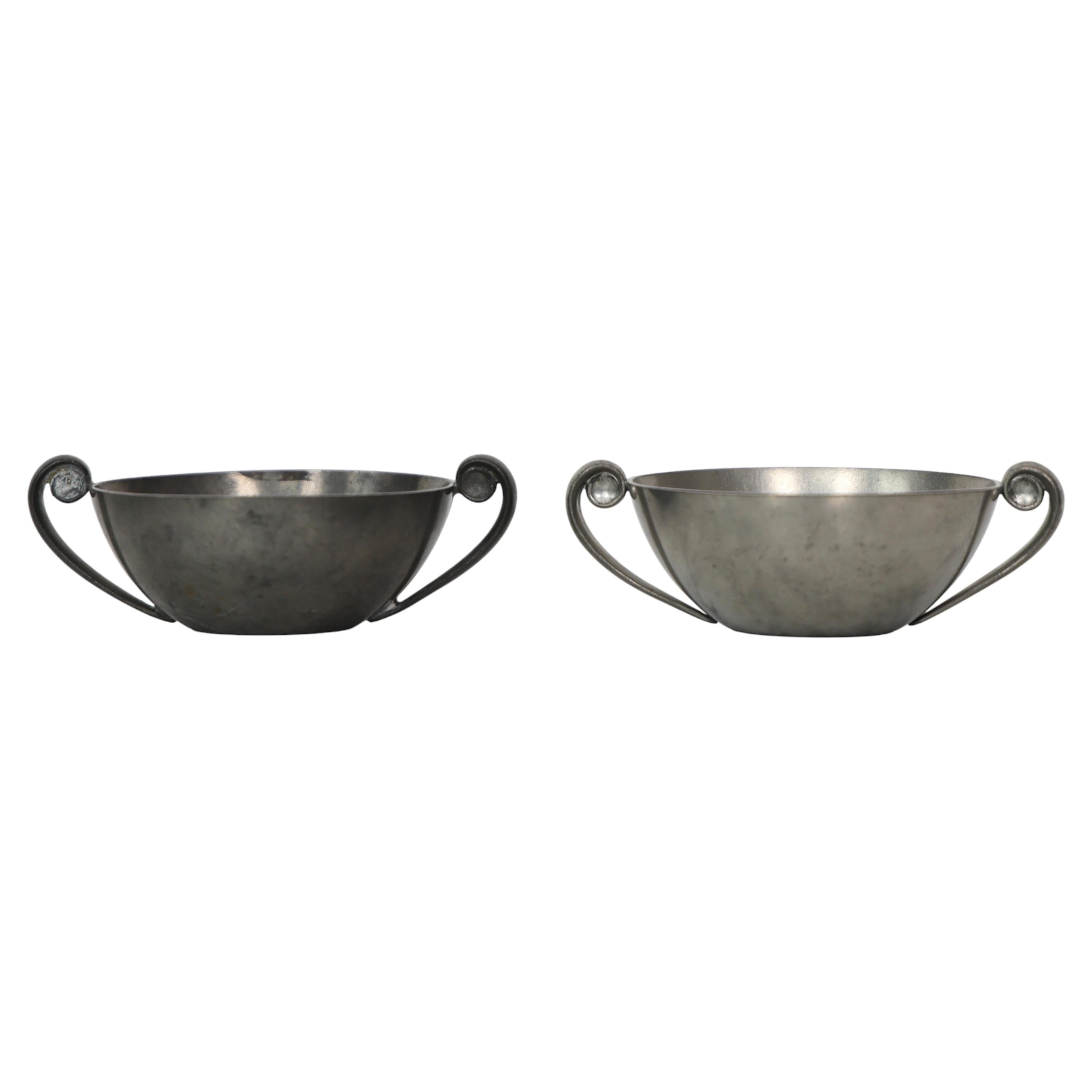 Set of Pewter Bowls by Just Andersen, 1930s, Denmark