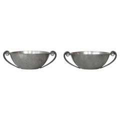 Set Zinnschalen von Just Andersen, 1930er Jahre, Dänemark