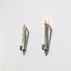 Kerzenleuchter aus Zinn von Just Andersen, 1920er Jahre, Dänemark