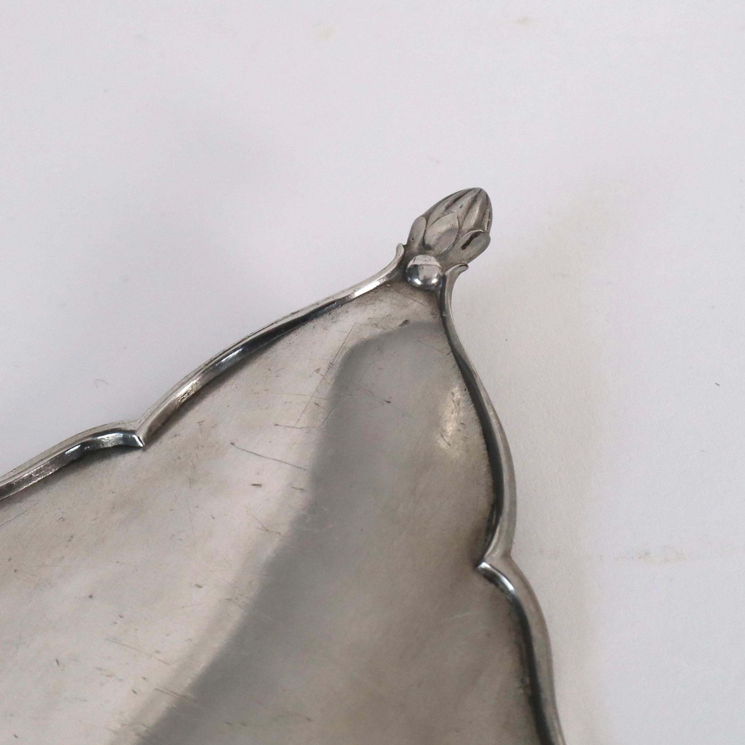Set of Pewter Candle Sconces by Just Andersen, 1920s, Denmark For Sale 2