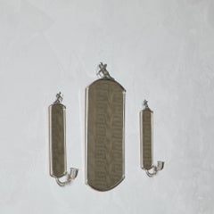 Set of Pewter Swedish Grace Mirrors