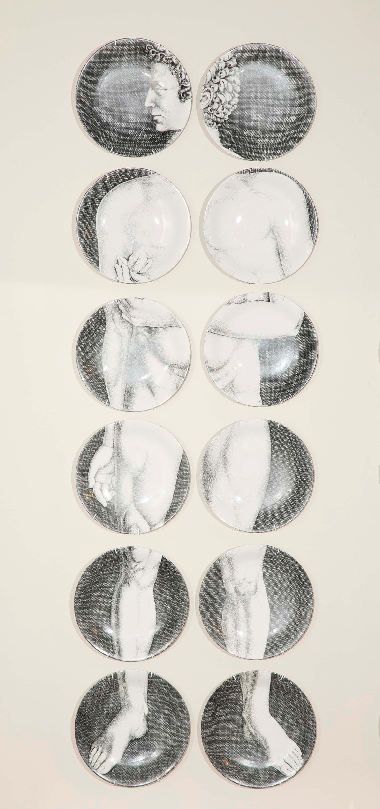 fornasetti adam and eve plates for sale