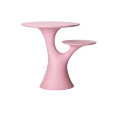 Set of Pink Rabbit Chair and Table with Pink Ribbon Chair, Made in Italy