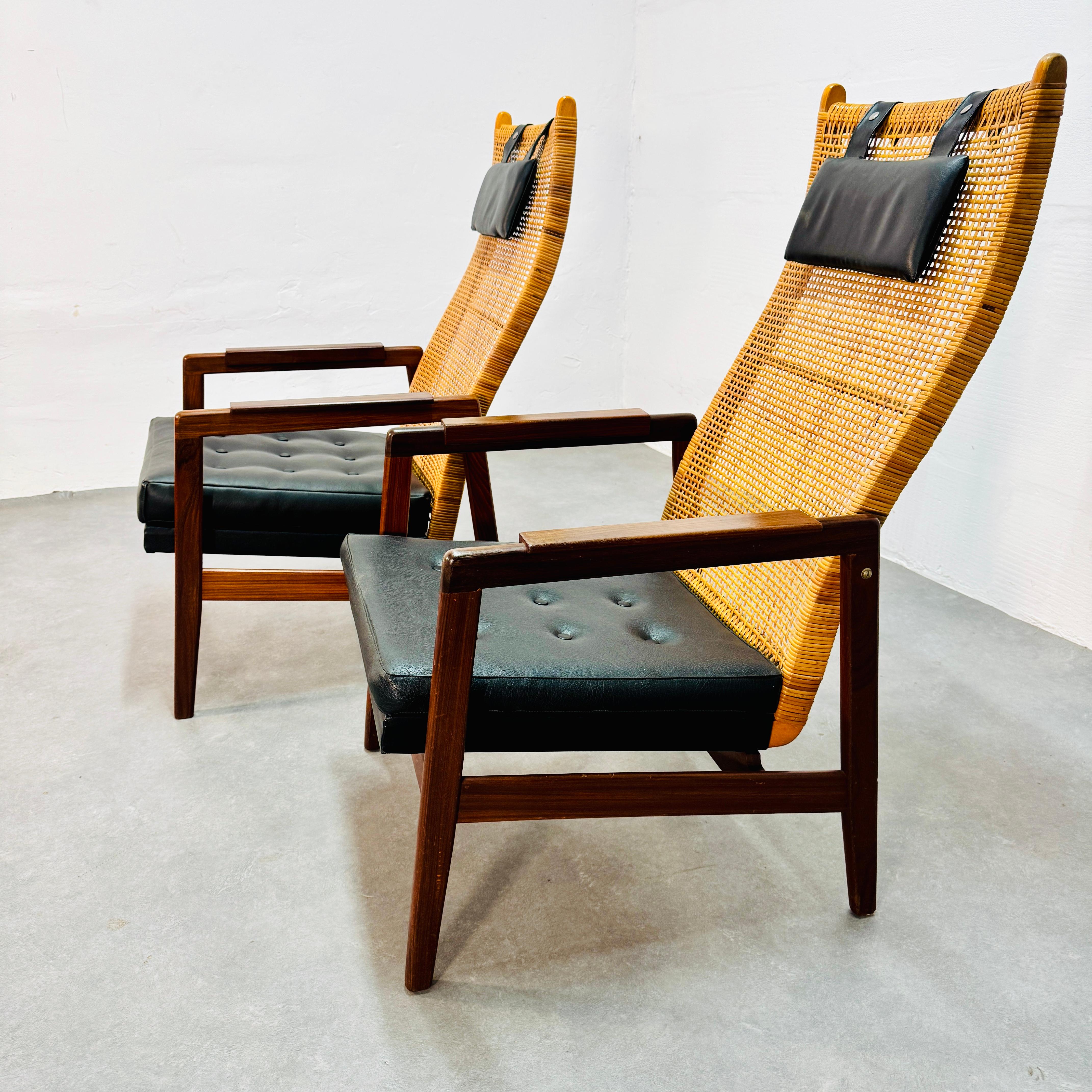 Ensemble de P.J. Fauteuils de salon Muntendam pour Gebr. Jonkers, années 1960 en vente 8