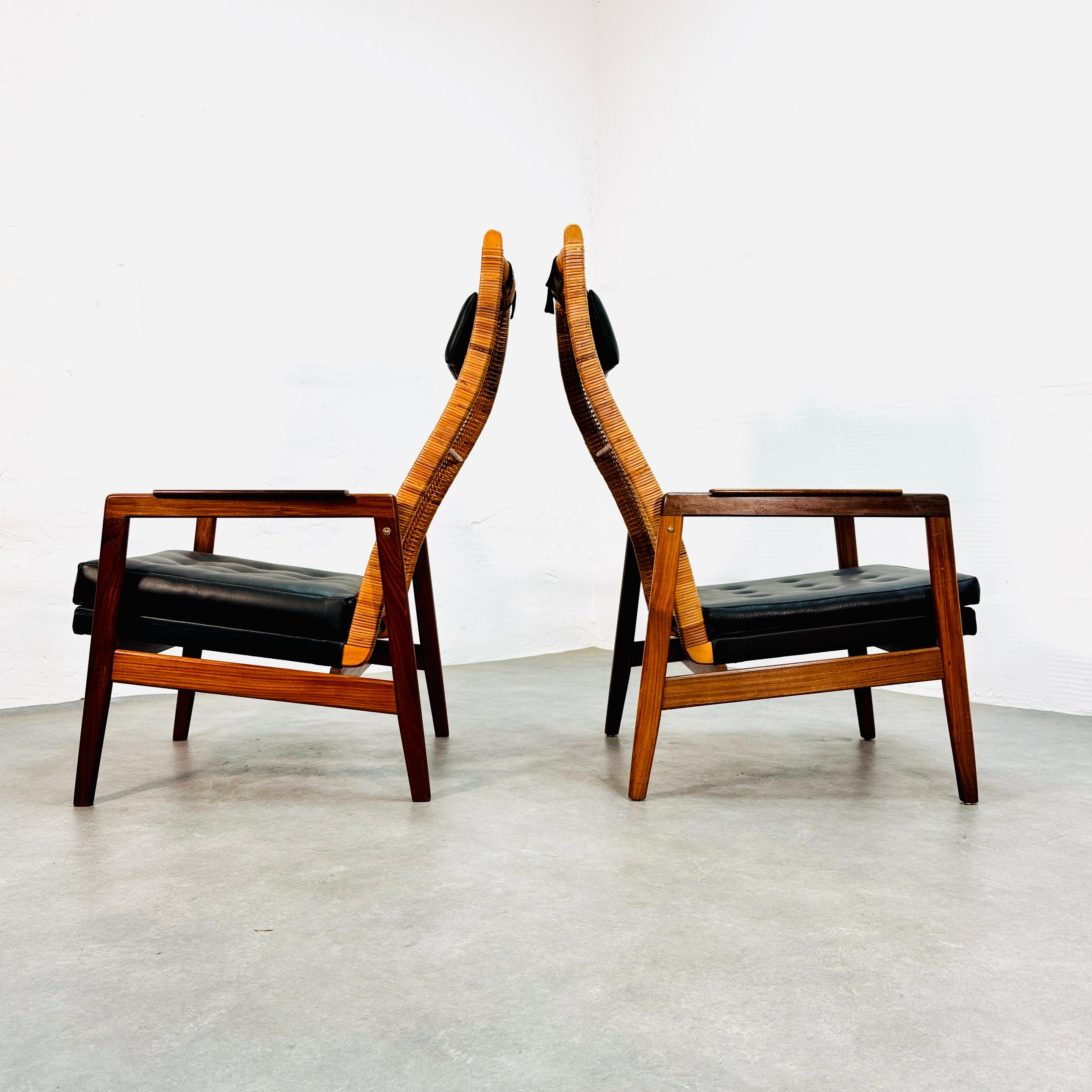 Ensemble de P.J. Fauteuils de salon Muntendam pour Gebr. Jonkers, années 1960 en vente 9