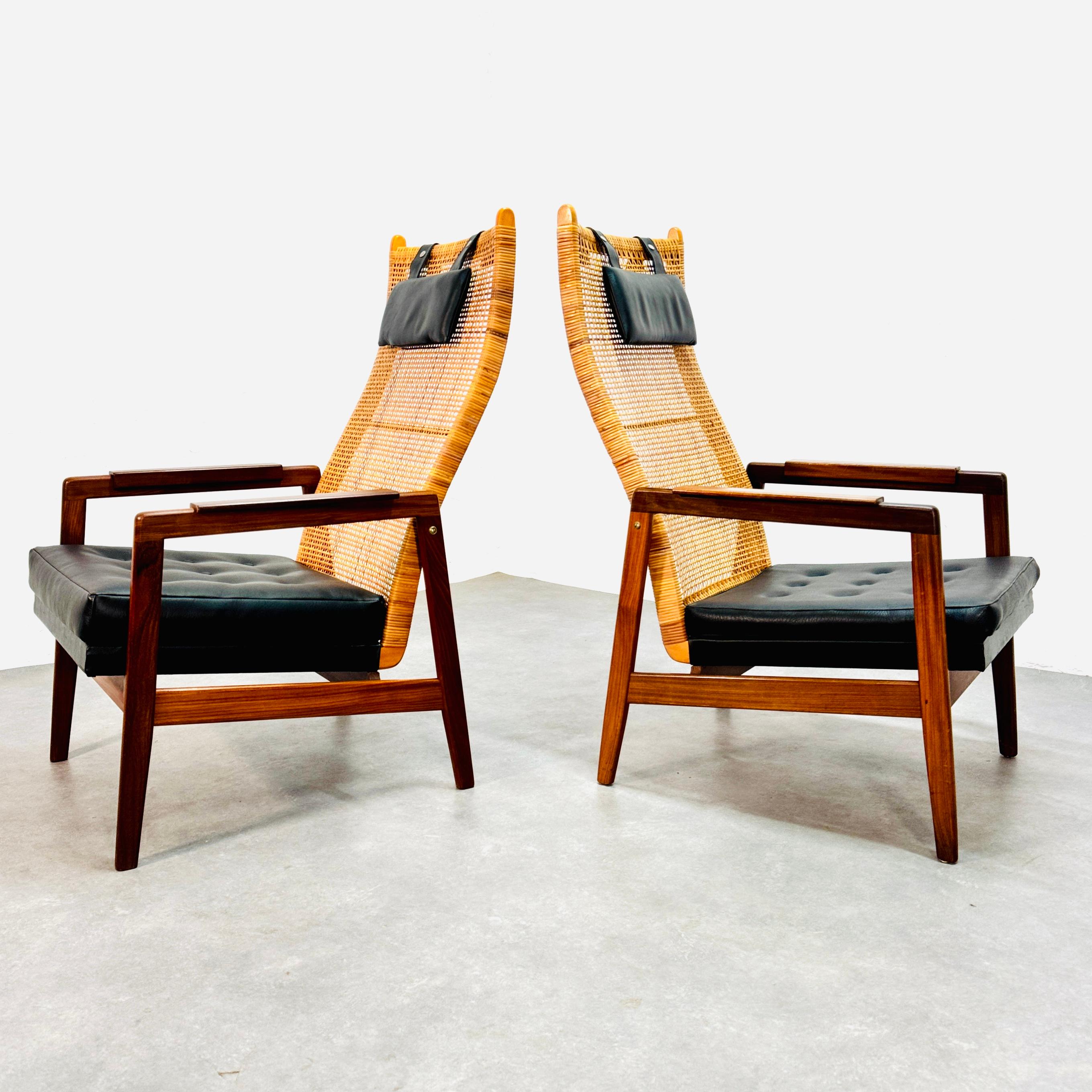Néerlandais Ensemble de P.J. Fauteuils de salon Muntendam pour Gebr. Jonkers, années 1960 en vente