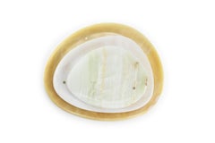 Plates Platters Serveware Solid Green White Orange Onyx Marble Hand-carved Italy