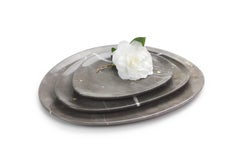 Plates Platters Serveware Set Imperial Grey Marble Collectible Design Handmade