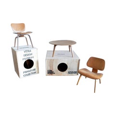 Satz Sperrholz-Miniaturen von Charles & Ray Eames für Vitra:: Schweiz